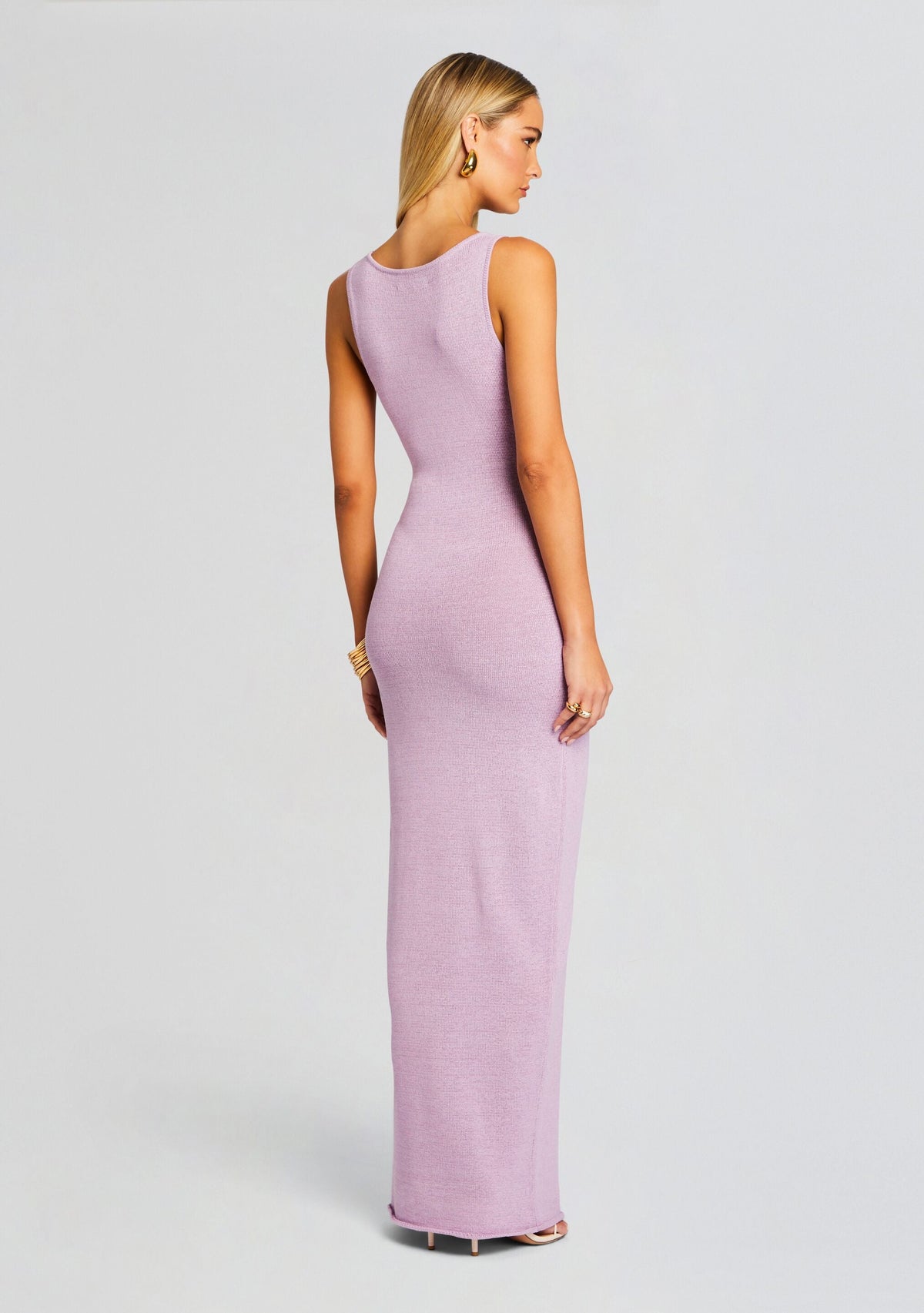 Jasmine Knit Dress by SEROYA in Lilac, product image 4