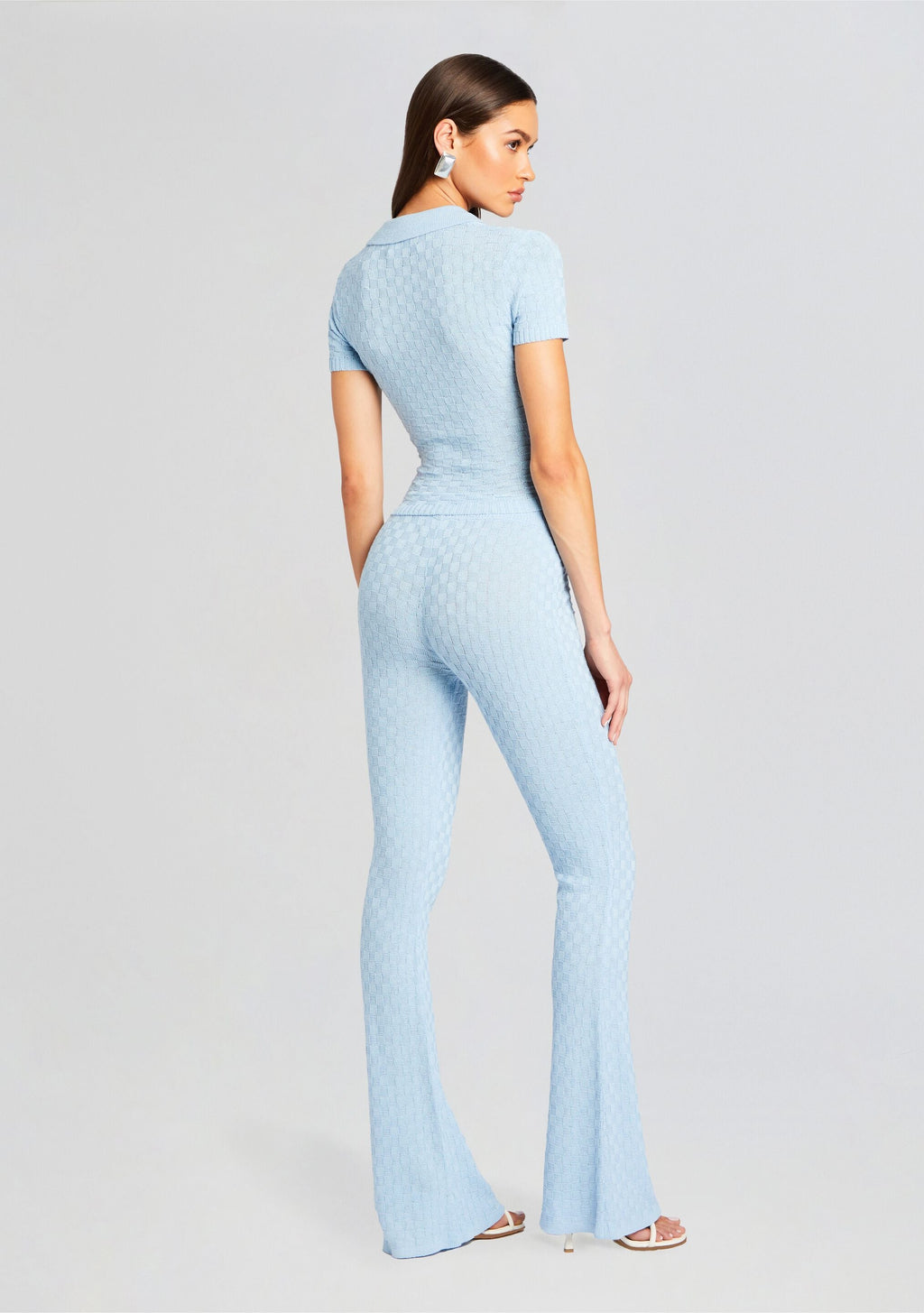 Adelaide Baby Tee by SEROYA in Powder Blue, product image 4