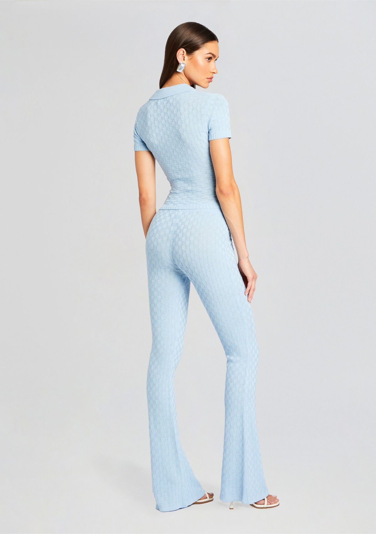 Adelaide Baby Tee by SEROYA in Powder Blue, product image 4