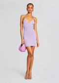 Breah Corset Mini Dress by SEROYA in Lilac, product image 1