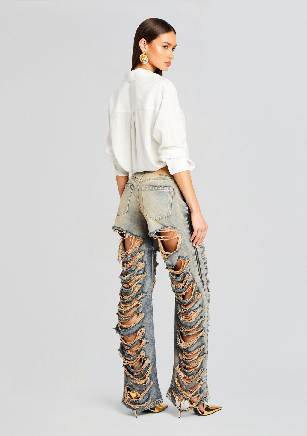 Chanti Denim Pant by retrofête in Amalfi, product image 4
