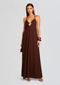 Deesee Vacance Maxi Dress by SEROYA in Coconut, product image 1