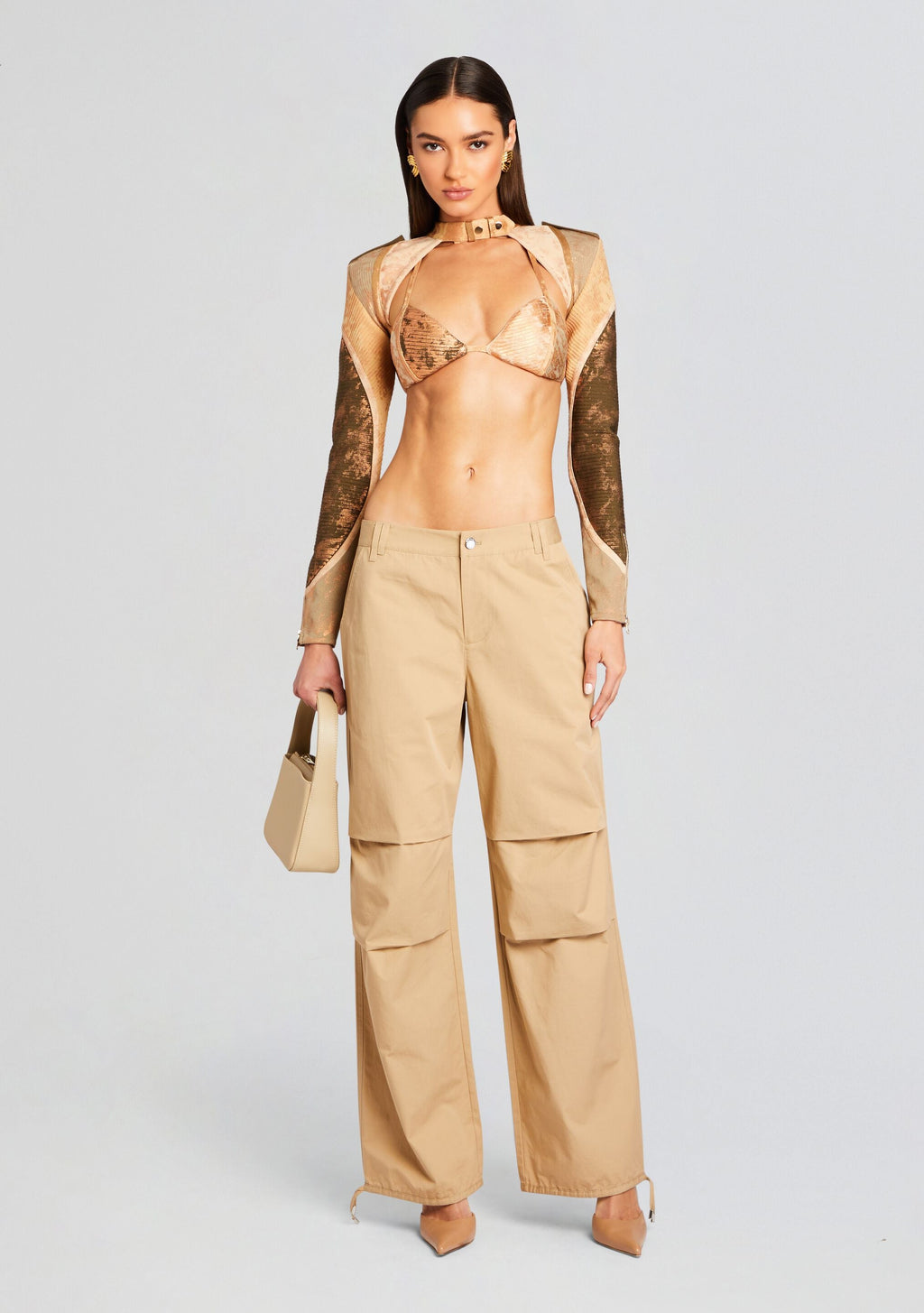 Hera Shrug by retrofête in Coated Sand Dust, product image 5