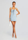Joan Denim Dress by retrofête in Tel Aviv Sand, product image 1