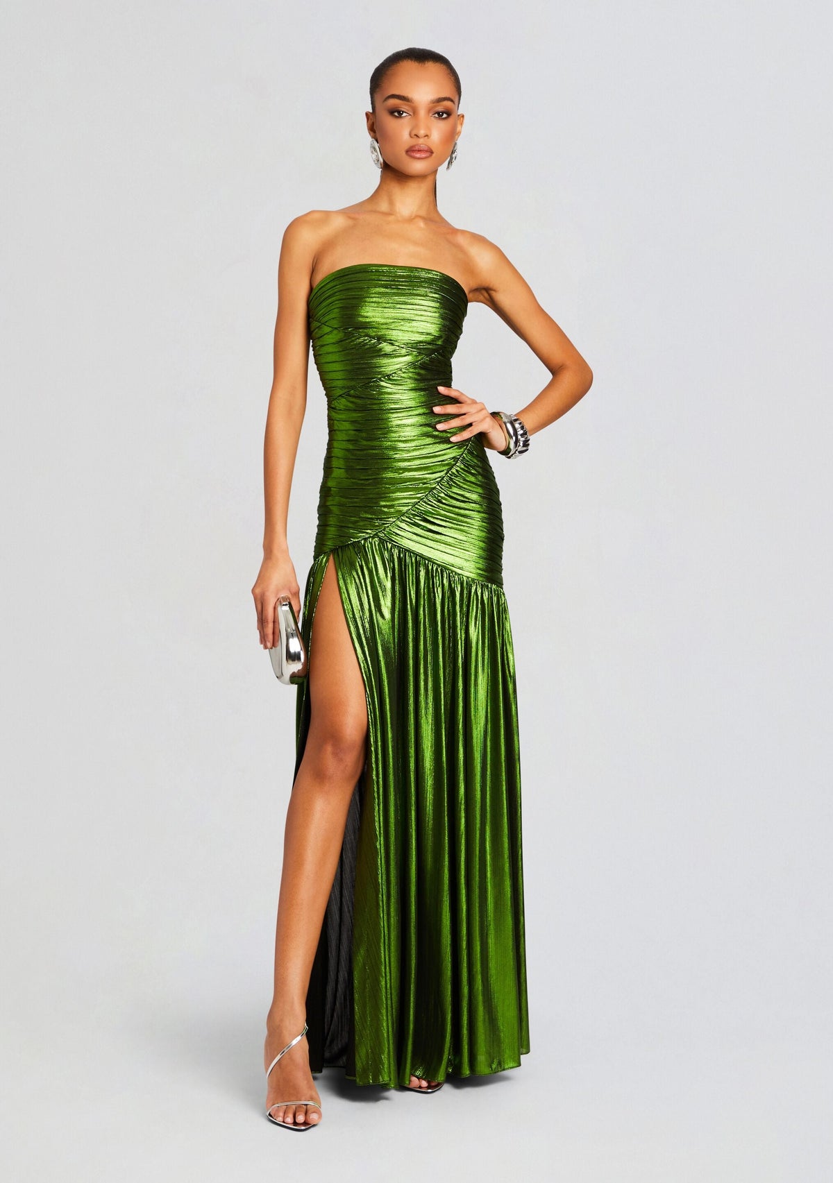 Josie Dress by retrofête in Lime, product image 5