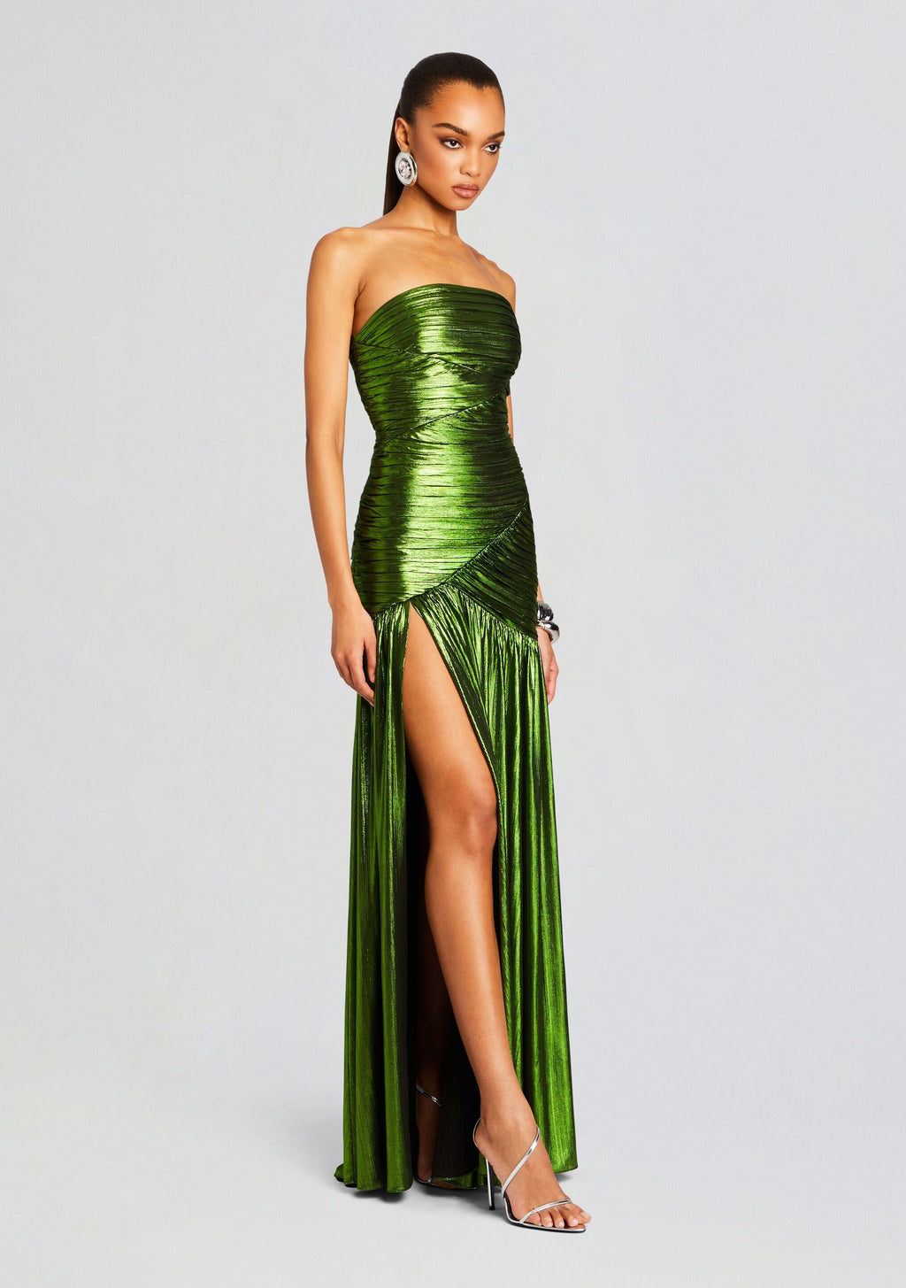 Josie Dress by retrofête in Lime, product image 3