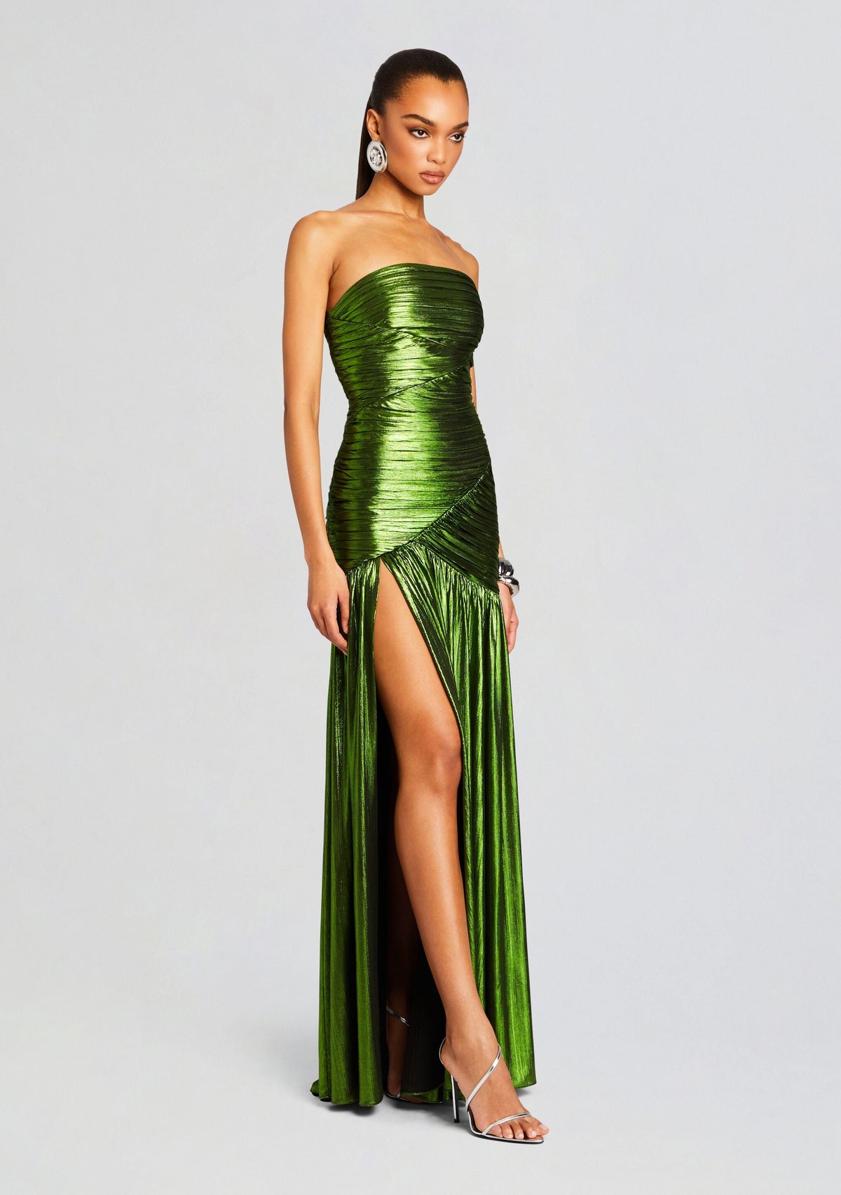 Josie Dress by retrofête in Lime, product image 3