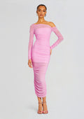 Chantae Mesh Dress by SEROYA in Cherry Blossom, product image 1