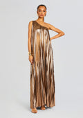Kensley Dress by retrofête in Metallic Bronze, product image 1