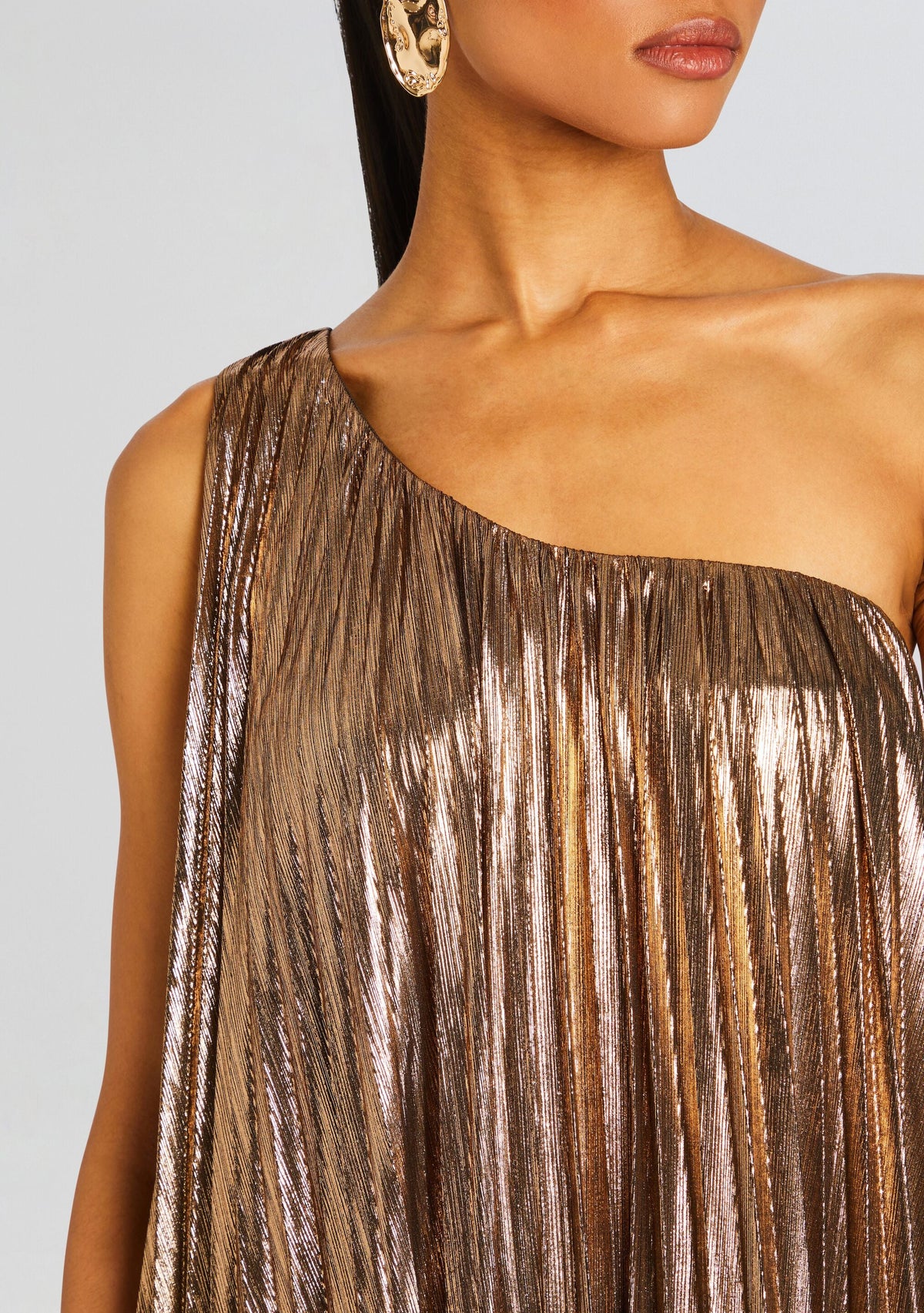 Kensley Dress by retrofête in Metallic Bronze, product image 2