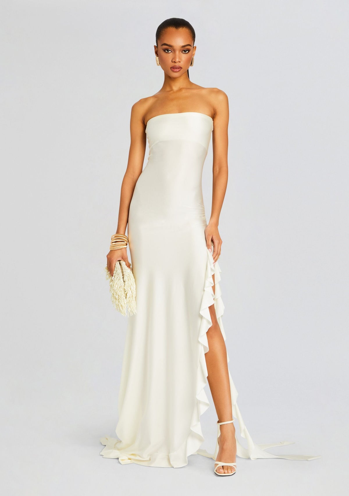 Shawn Maxi Dress by Shani Shemer in Cream, product image 1