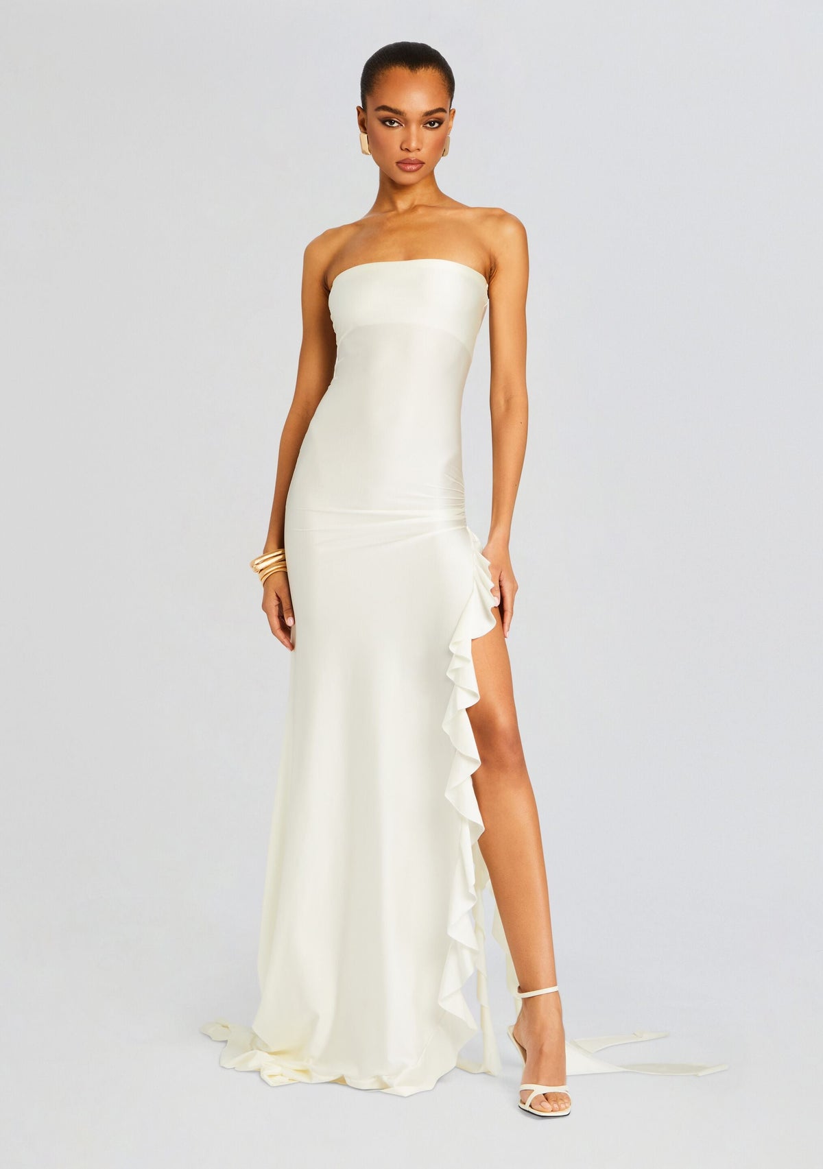 Shawn Maxi Dress by Shani Shemer in Cream, product image 5