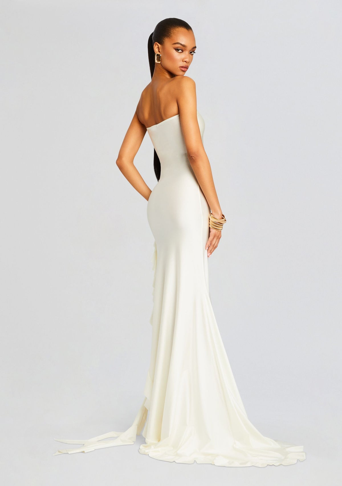 Shawn Maxi Dress by Shani Shemer in Cream, product image 4
