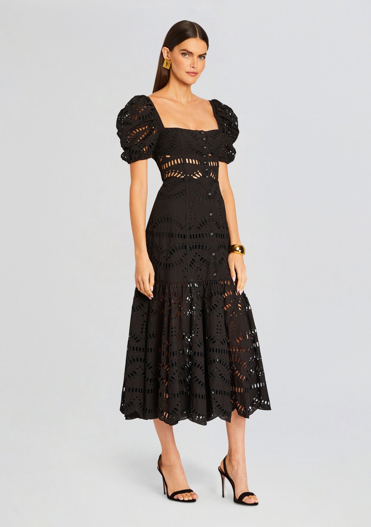 Spiana Long Dress by Charo Ruiz in Black Samoa, product image 3