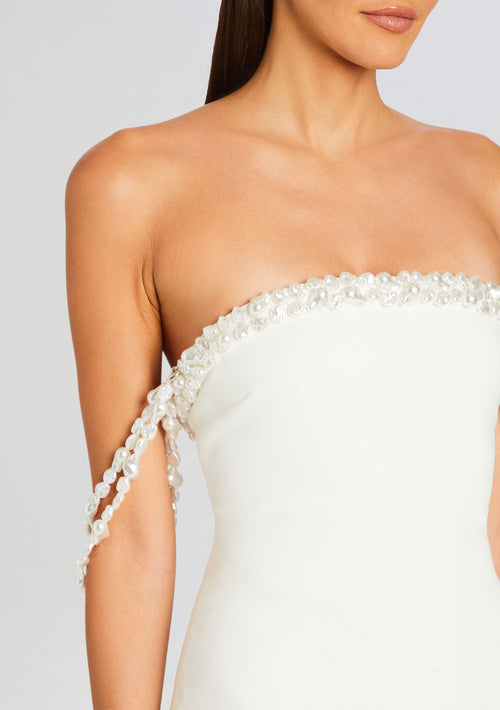 Abilene Dress by retrofête in White, product image 2