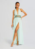 Allete Embellished Dress by retrofête in Miami Mint, product image 1