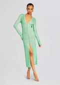 Allison Crochet Cardigan by SEROYA in Sea Foam, product image 1