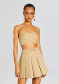 Camel Strapless Bralette by Sans Faff in Camel, product image 1