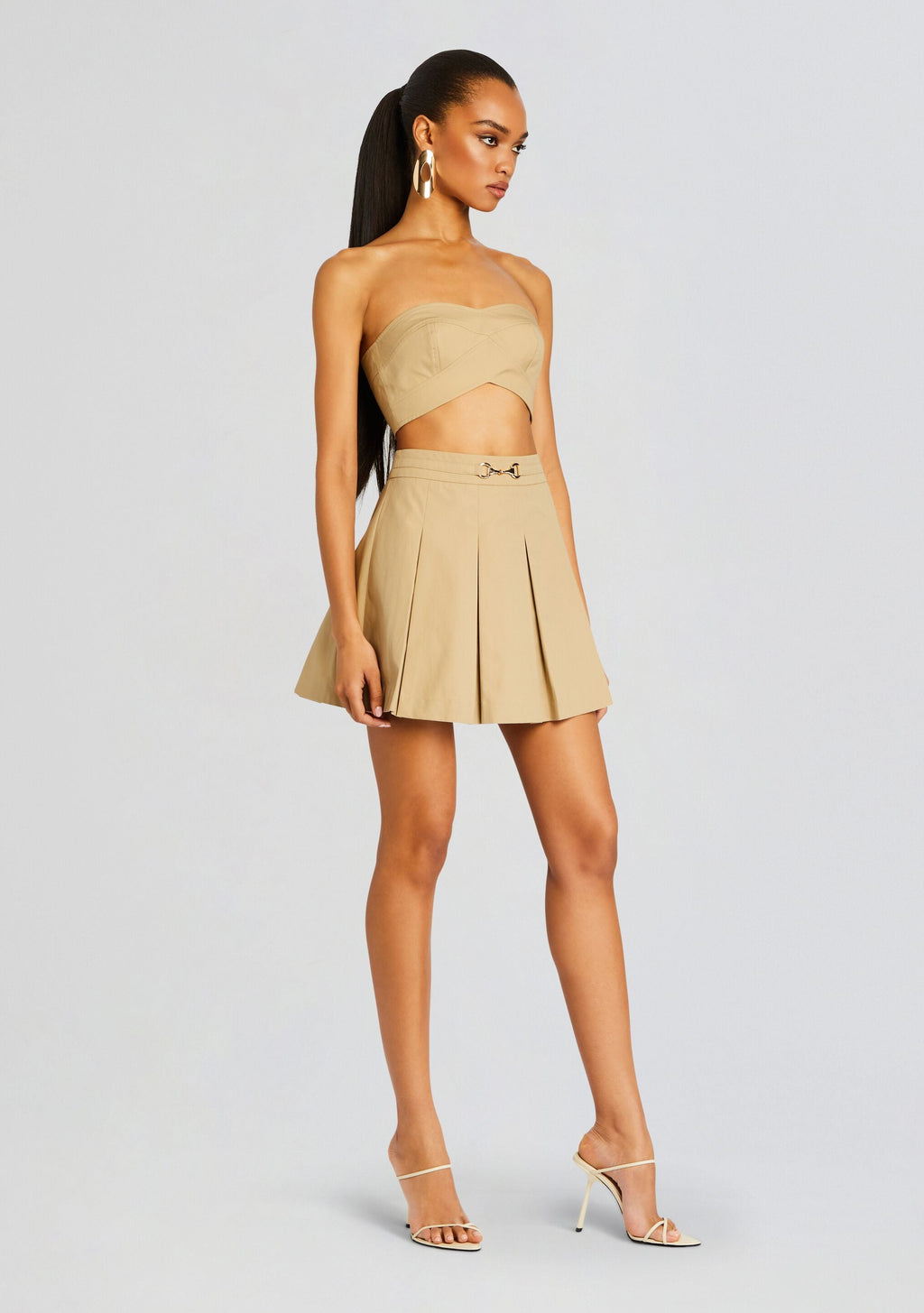 Camel Strapless Bralette by Sans Faff in Camel, product image 3