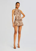Kat Romper by retrofête in Polka Dot Leaves, product image 1