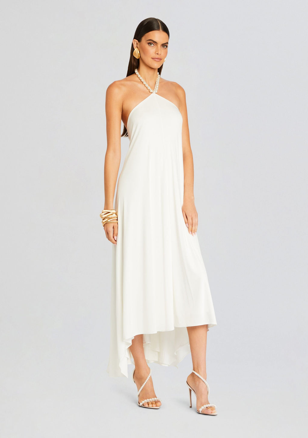 Maryam Dress by retrofête in White, product image 3