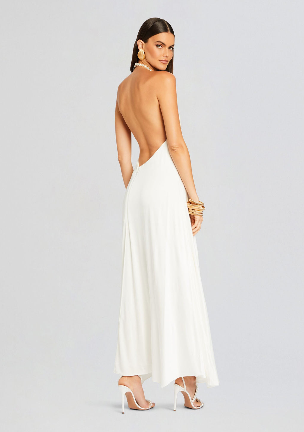 Maryam Dress by retrofête in White, product image 4
