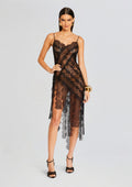 Sabina Lace Dress by retrofête in Black, product image 1