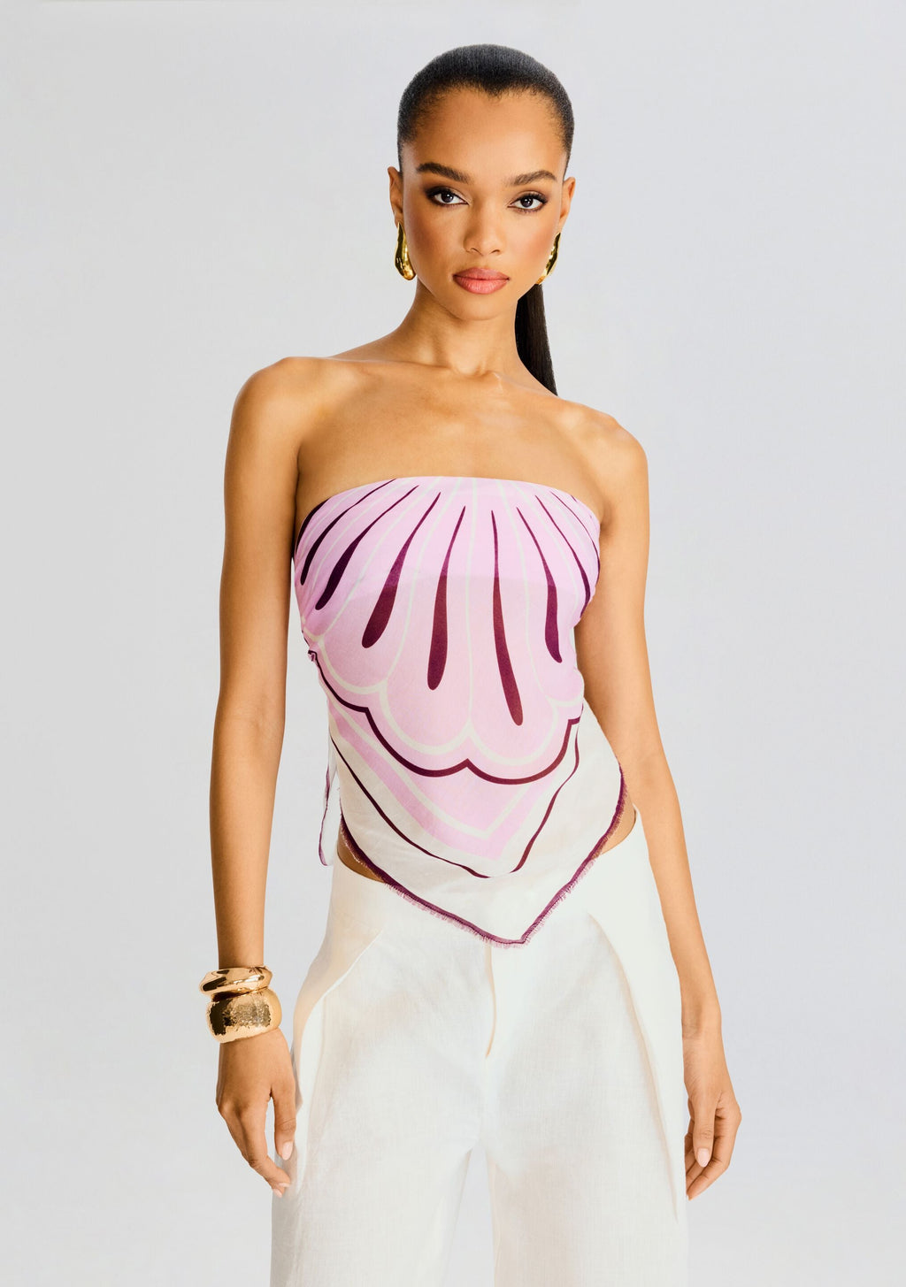 Big Shells Pareo by Shani Shemer in Lavender Flowers, product image 1