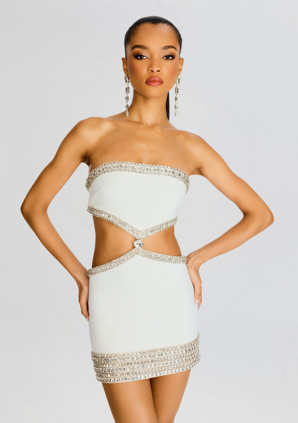 Conley Dress by retrofête in White, product image 5