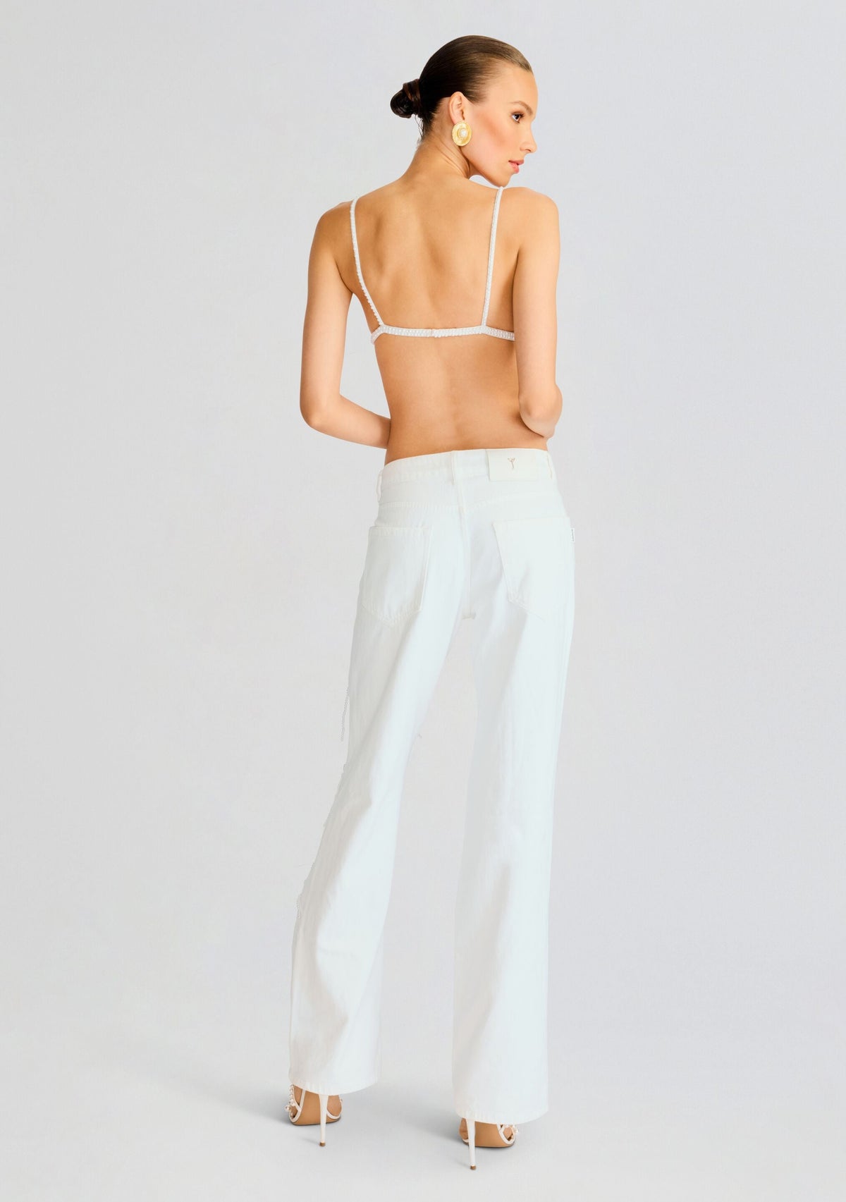 Madison Jean by retrofête in Pearl White, product image 4