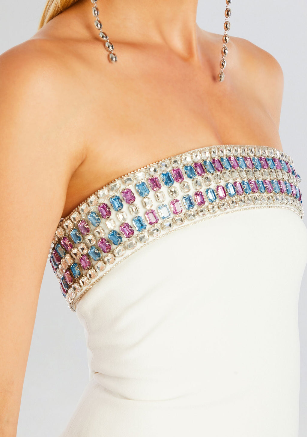Carmen Dress by retrofête in White, product image 2