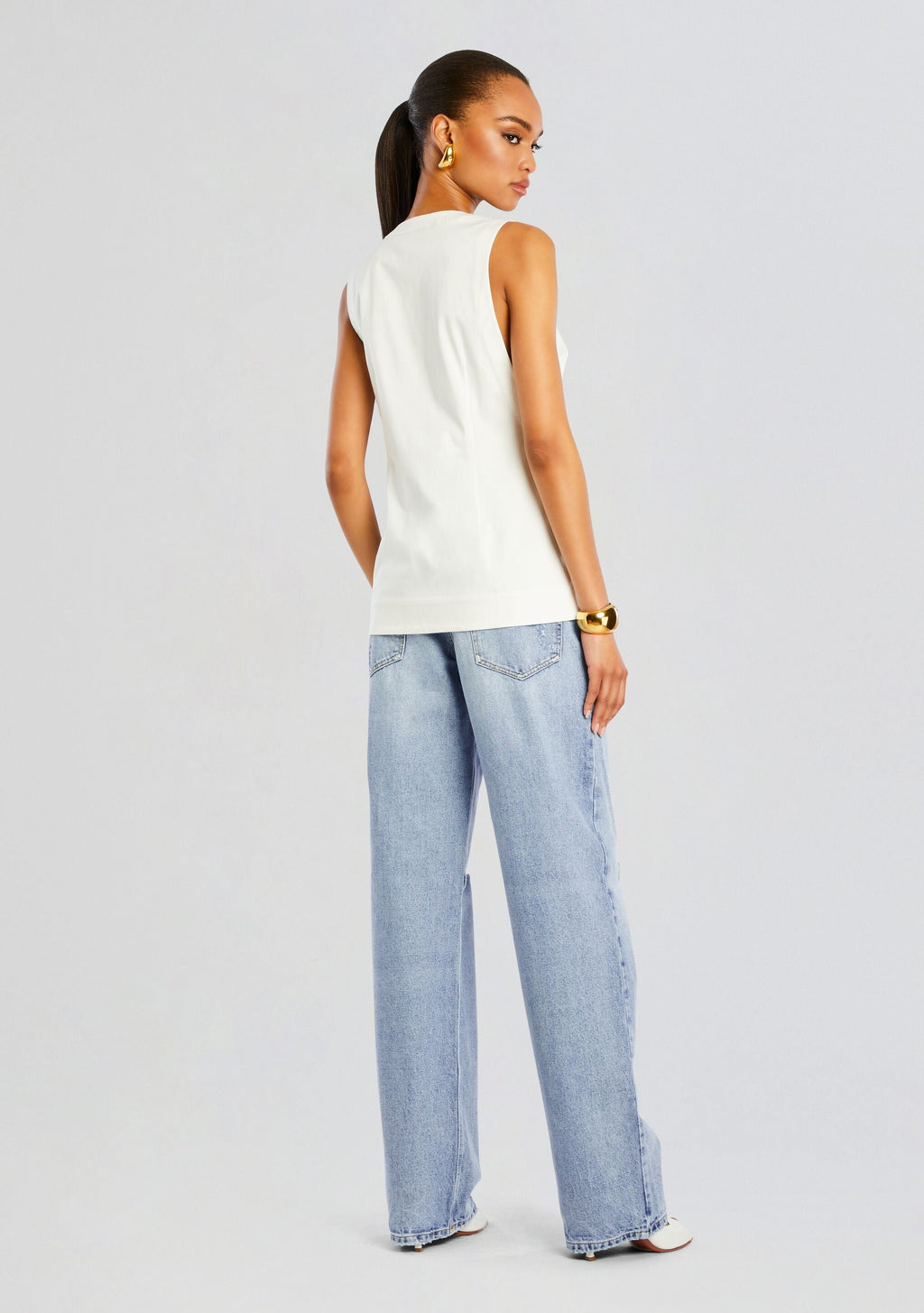 Connie Tank by SEROYA in White, product image 4