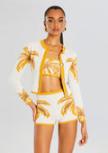 Dyna Metallic Knit Cardigan by retrofête in Metallic Multi, product image 1