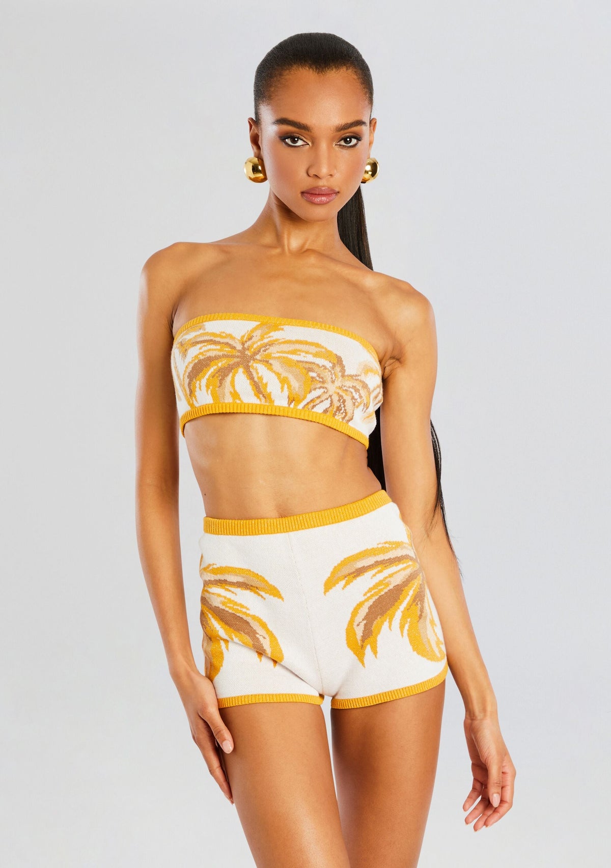 Avra Metallic Knit Top by retrofête in Metallic Multi, product image 1