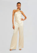 Ensley Jumpsuit by retrofête in Light Champagne, product image 1