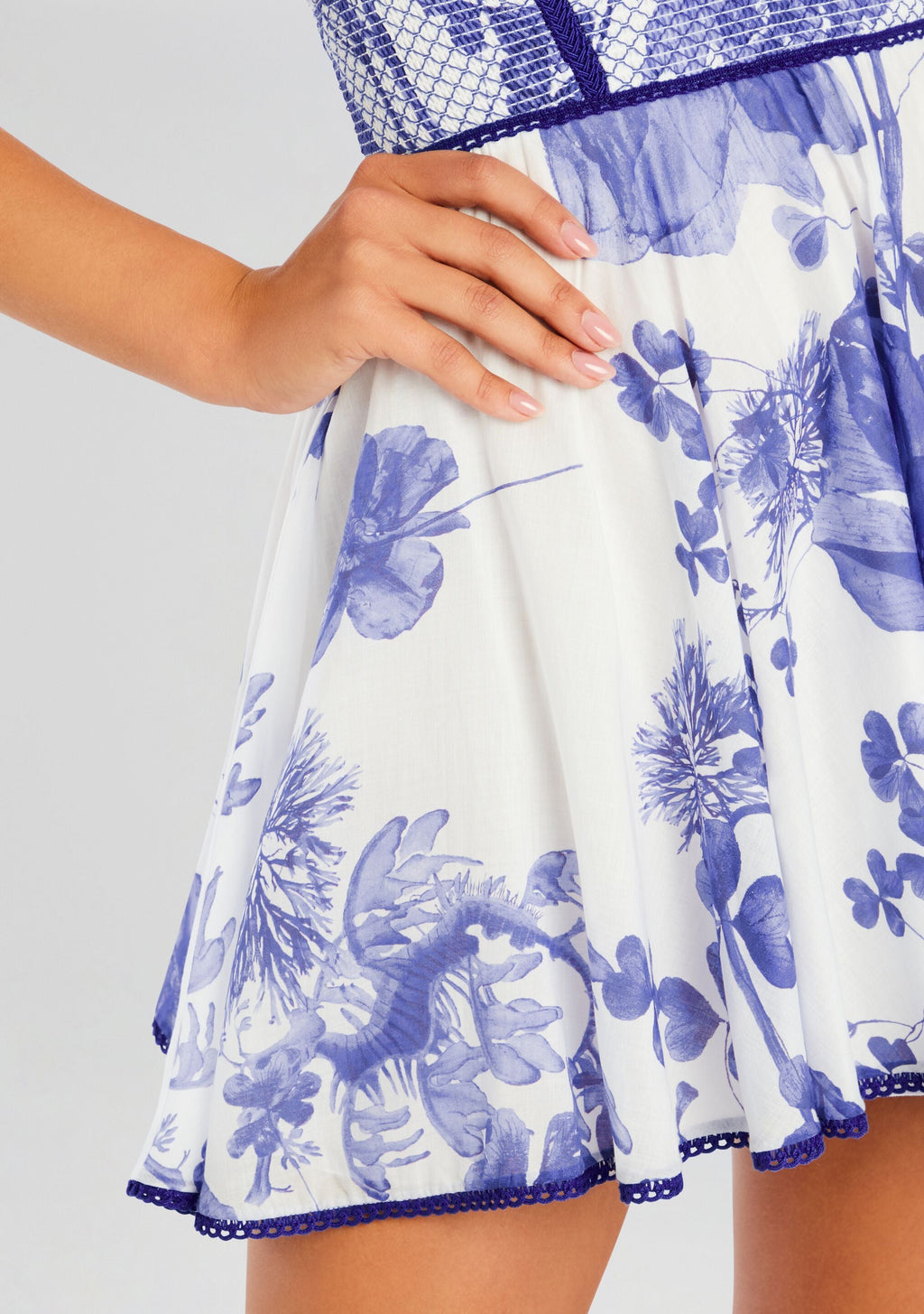 Gueily Short Dress by Charo Ruiz in Surf Blue, product image 2