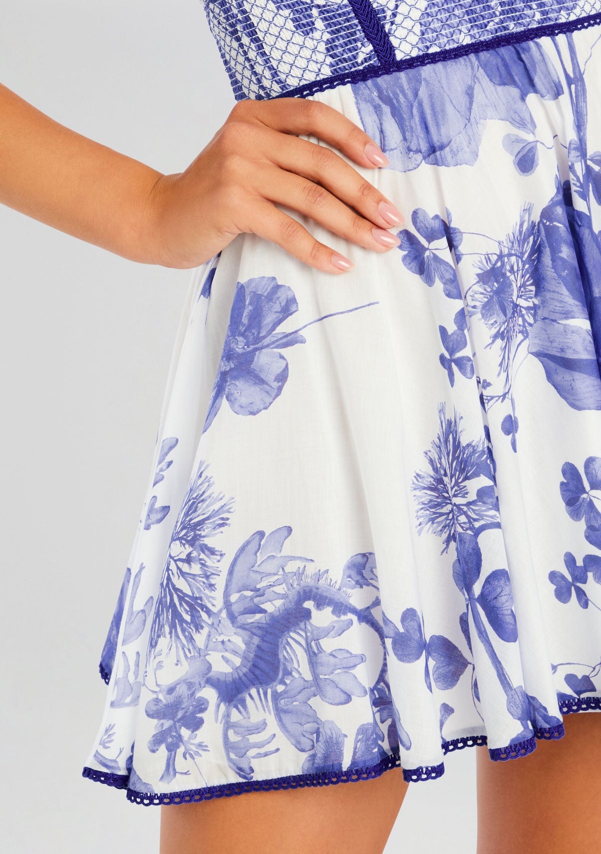 Gueily Short Dress by Charo Ruiz in Surf Blue, product image 2
