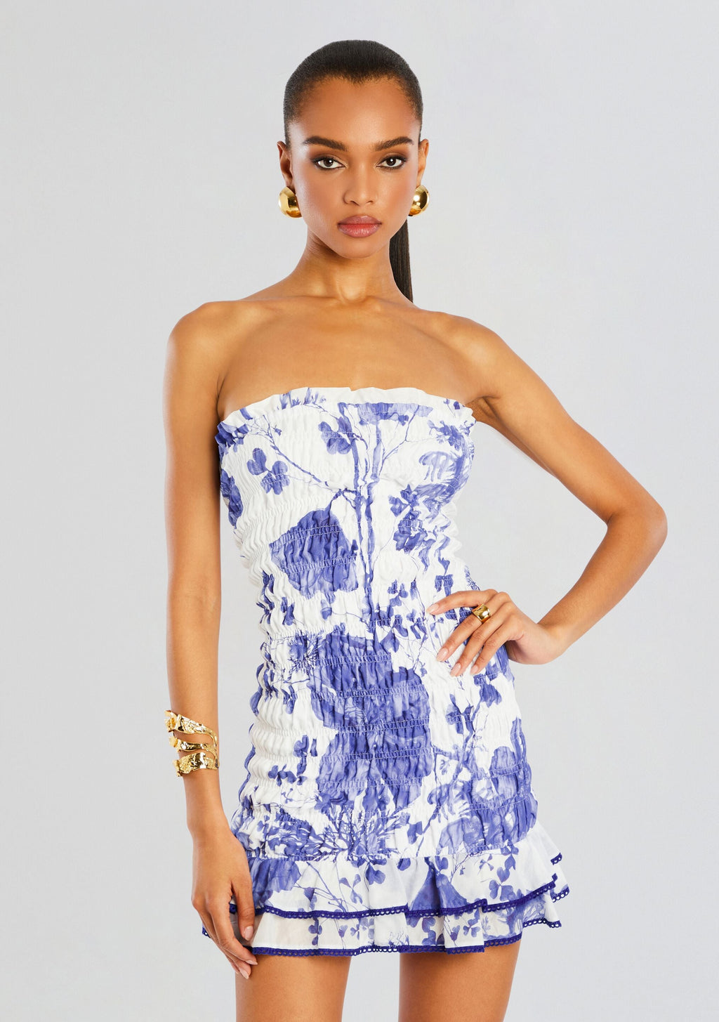 Lexy Short Dress by Charo Ruiz in Surf Blue, product image 5