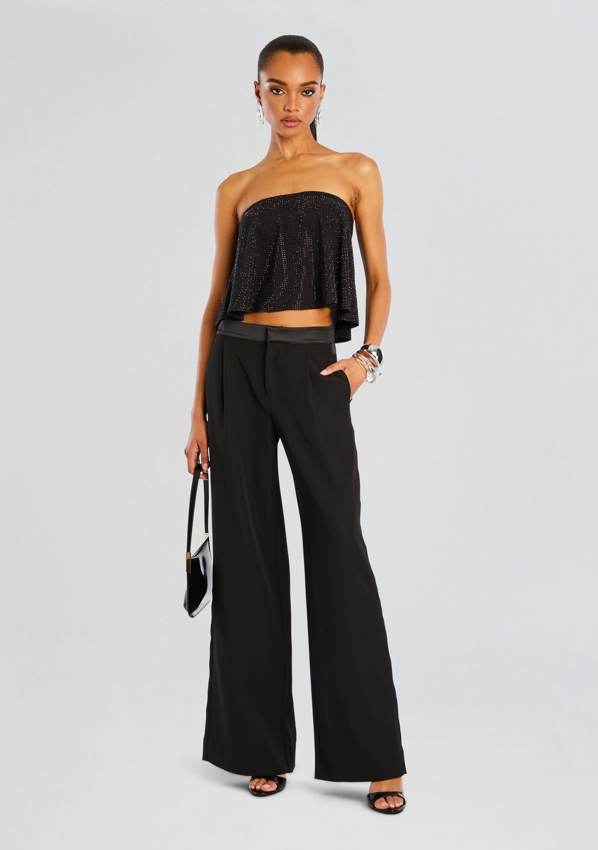Suzi Embellished Top by retrofête in Black, product image 2