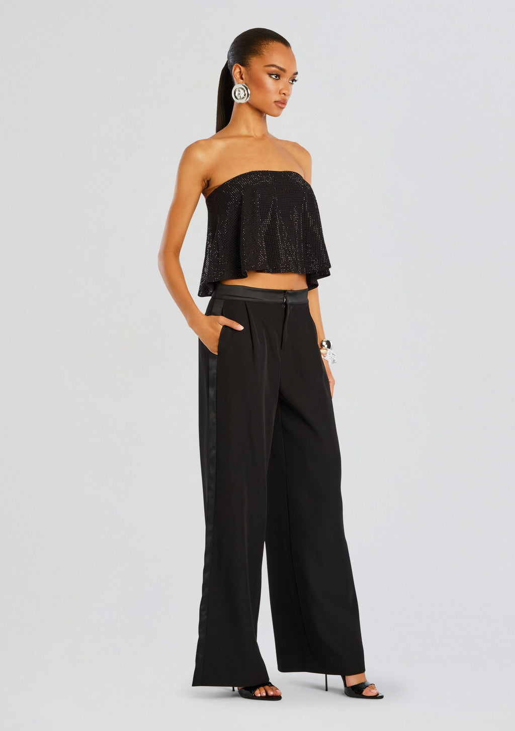 Suzi Embellished Top by retrofête in Black, product image 4