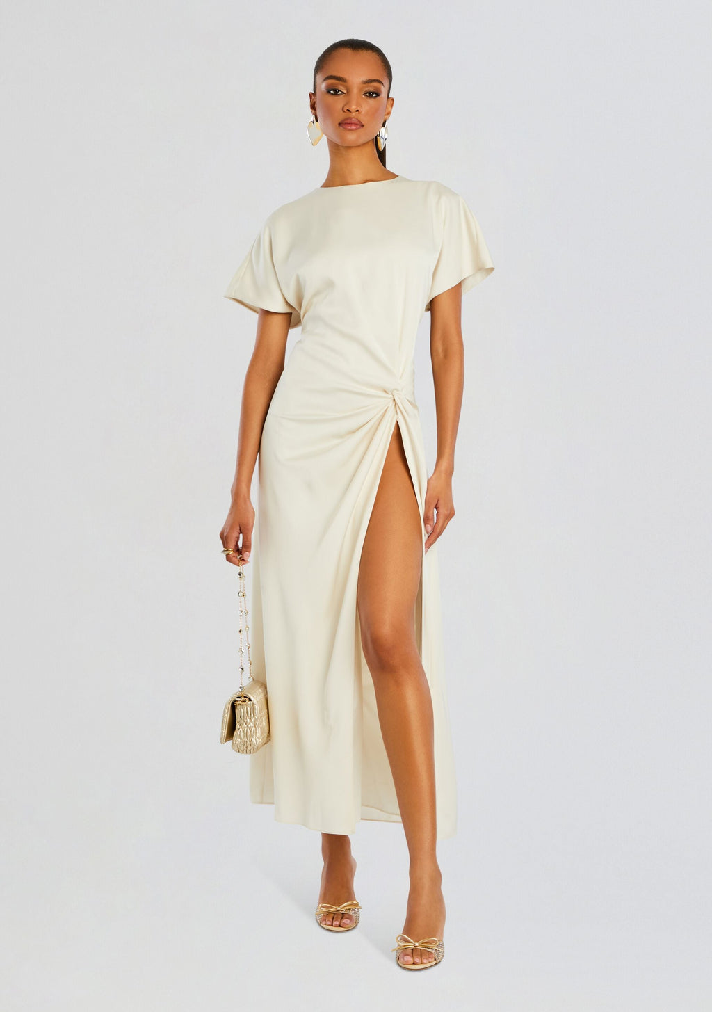 Tropez Maxi Dress by SEROYA in Porcelain, product image 1