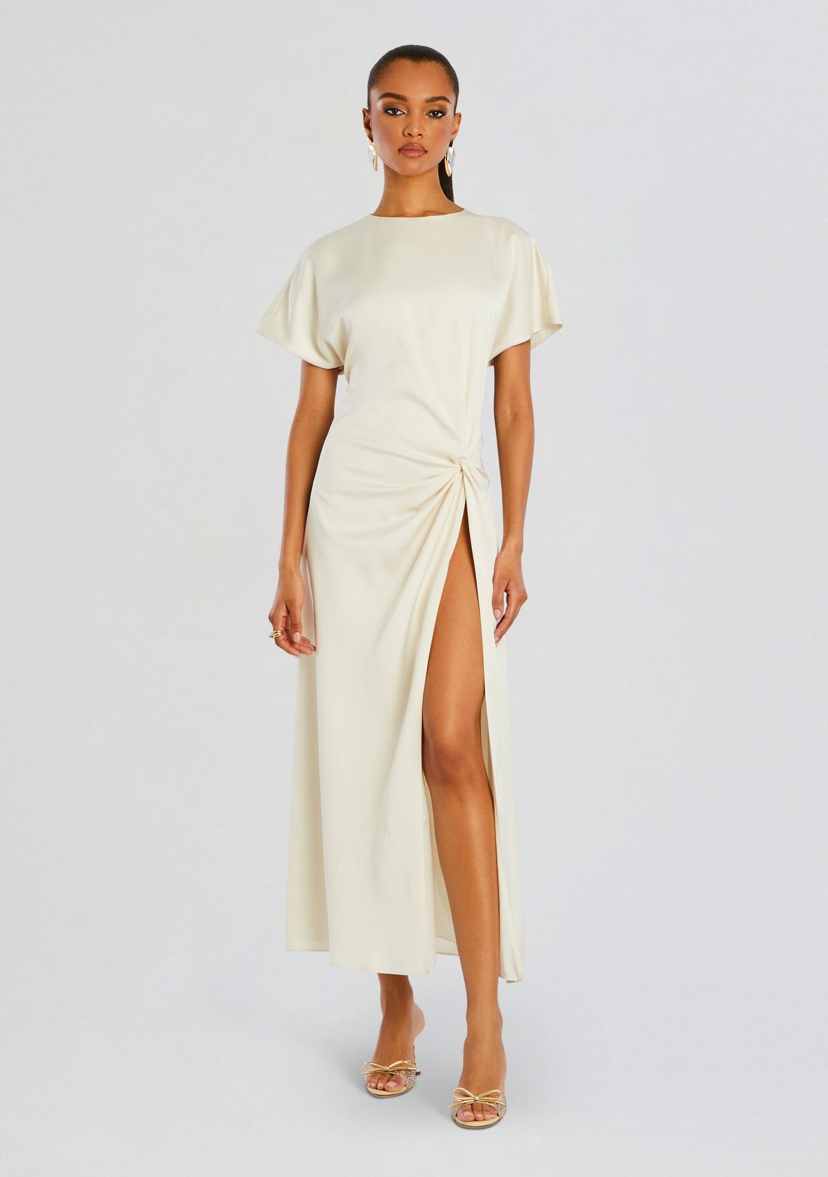 Tropez Maxi Dress by SEROYA in Porcelain, product image 5