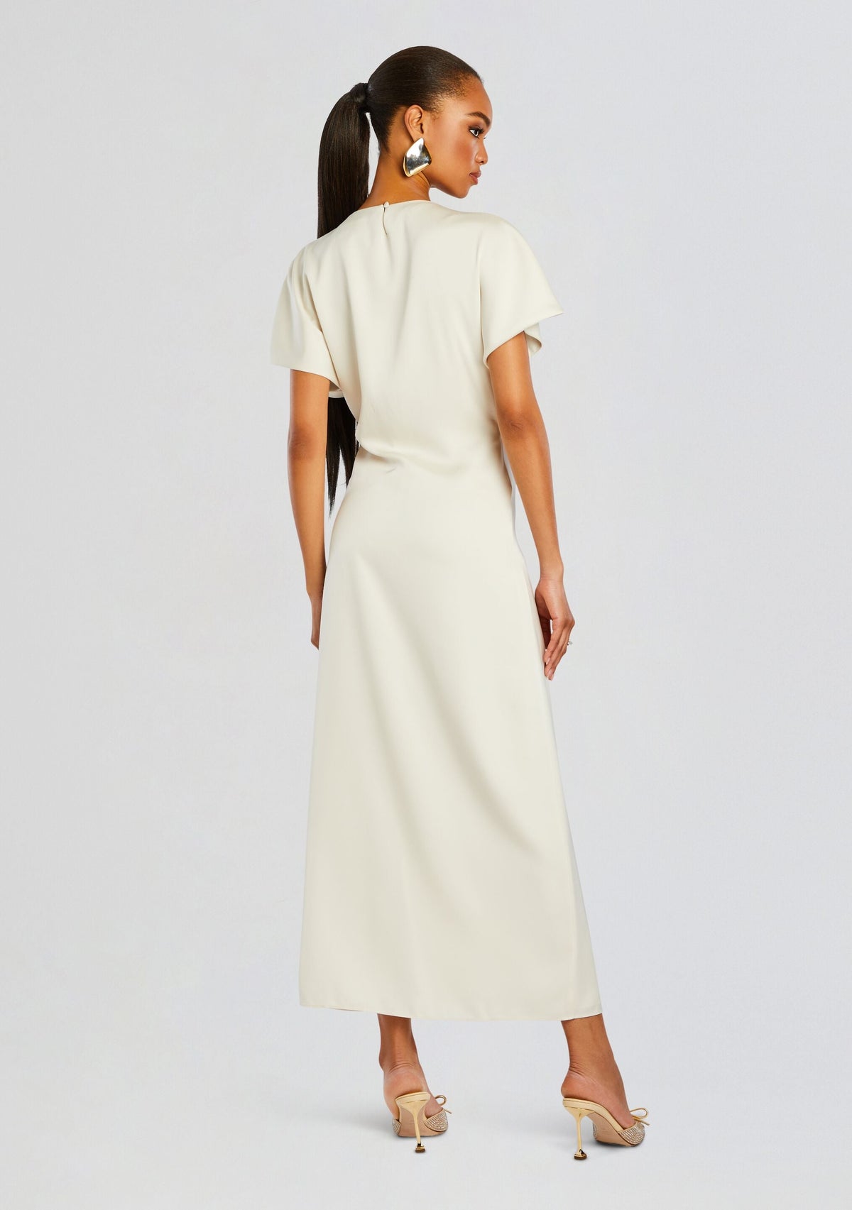 Tropez Maxi Dress by SEROYA in Porcelain, product image 4