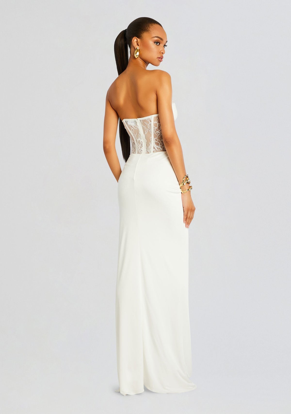 Carla Jumpsuit by retrofête in White, product image 4