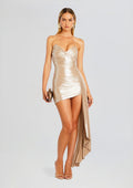 Daniele Dress by retrofête in Champagne, product image 1