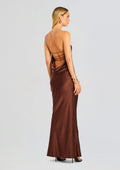 Keaton Silk Dress by retrofête in Earth, product image 1