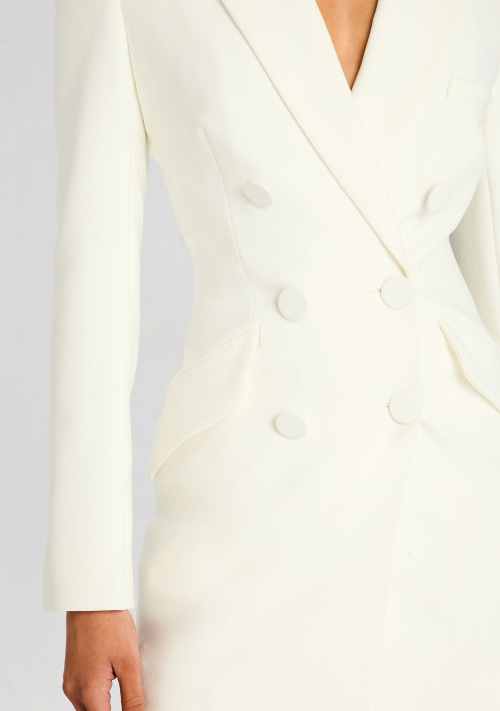Amberly Blazer Dress by Sans Faff in White, product image 2
