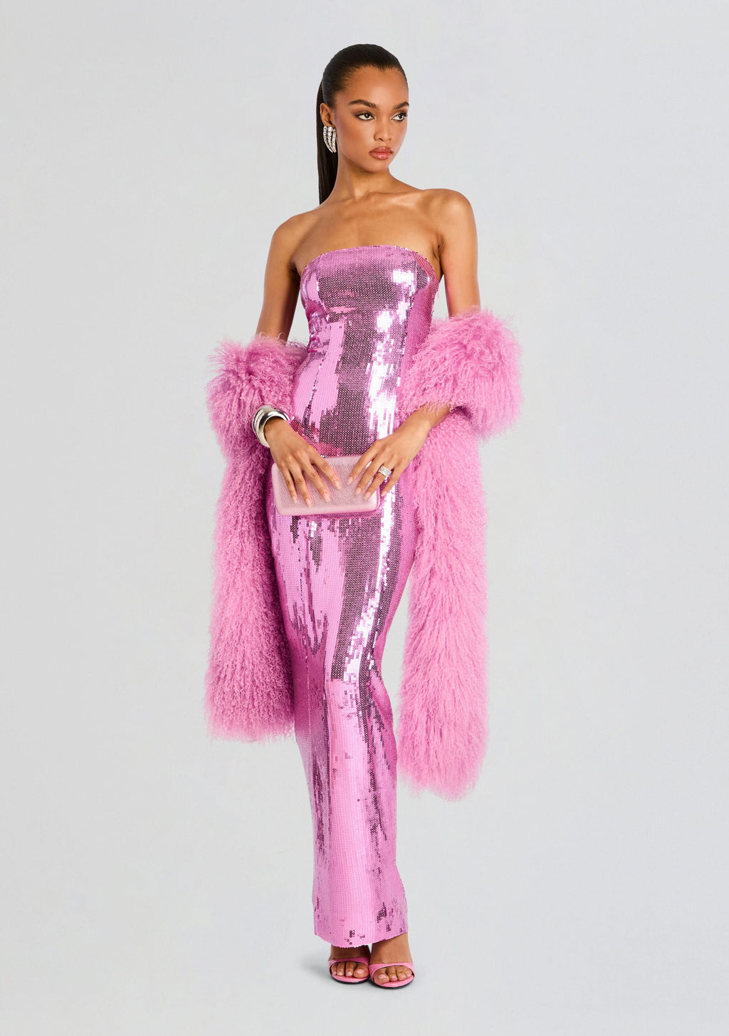 Shante Fur by retrofête in Light Rose, product image 2