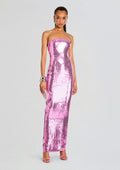 Ember Sequin Dress by retrofête in Pink, product image 1