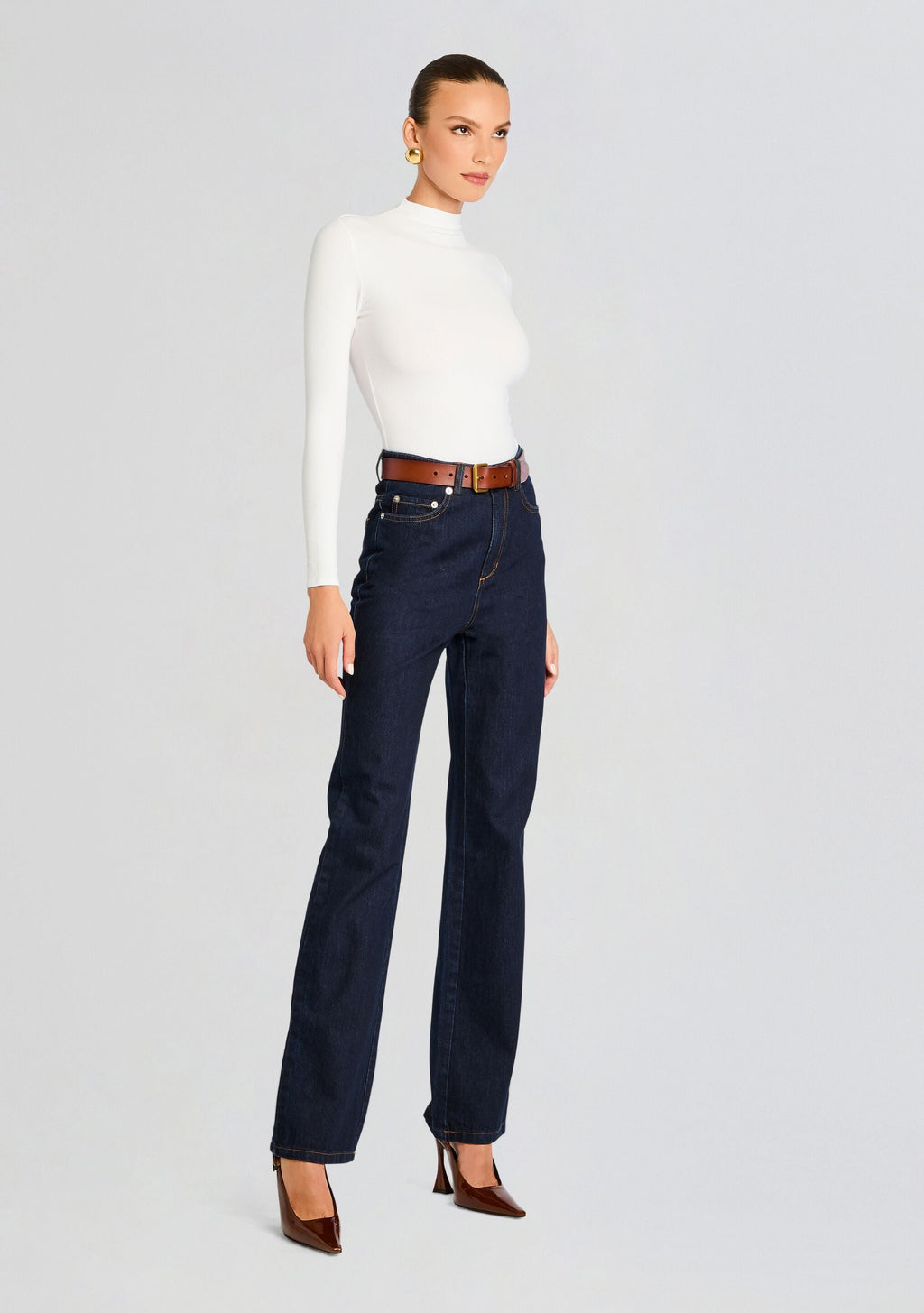 Meg Bodysuit by SEROYA in White, product image 3